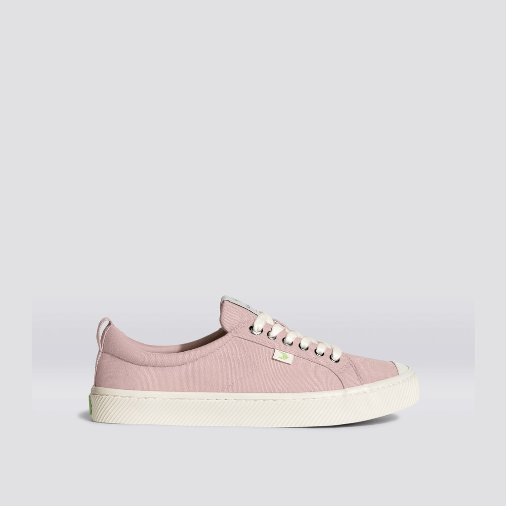 OCA LOW Cariuma Low Top Tela Vegan Rouge Femme | SLF-8162978